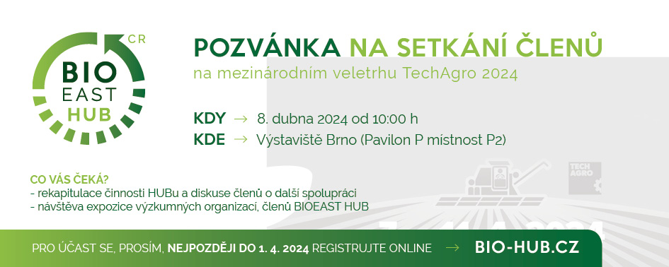 Pozvánka na setkání členů BIOEAST HUB CZ